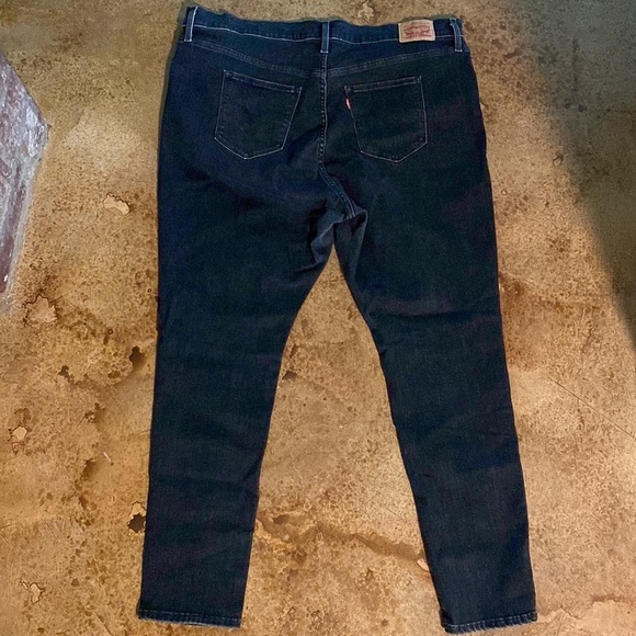 LEVI’S black 721 High rise skinny 5 pocket ankle jeans - Picture 5 of 5